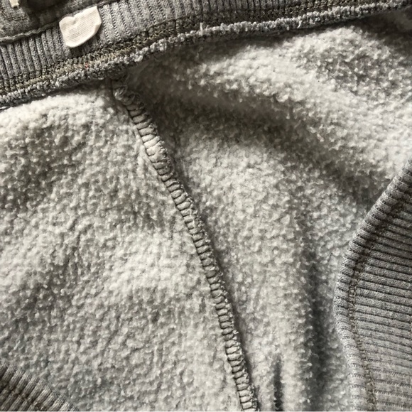 Aerie The Girly Crop Gray Fleece Lined Sweatpants Joggers - Picture 11 of 12